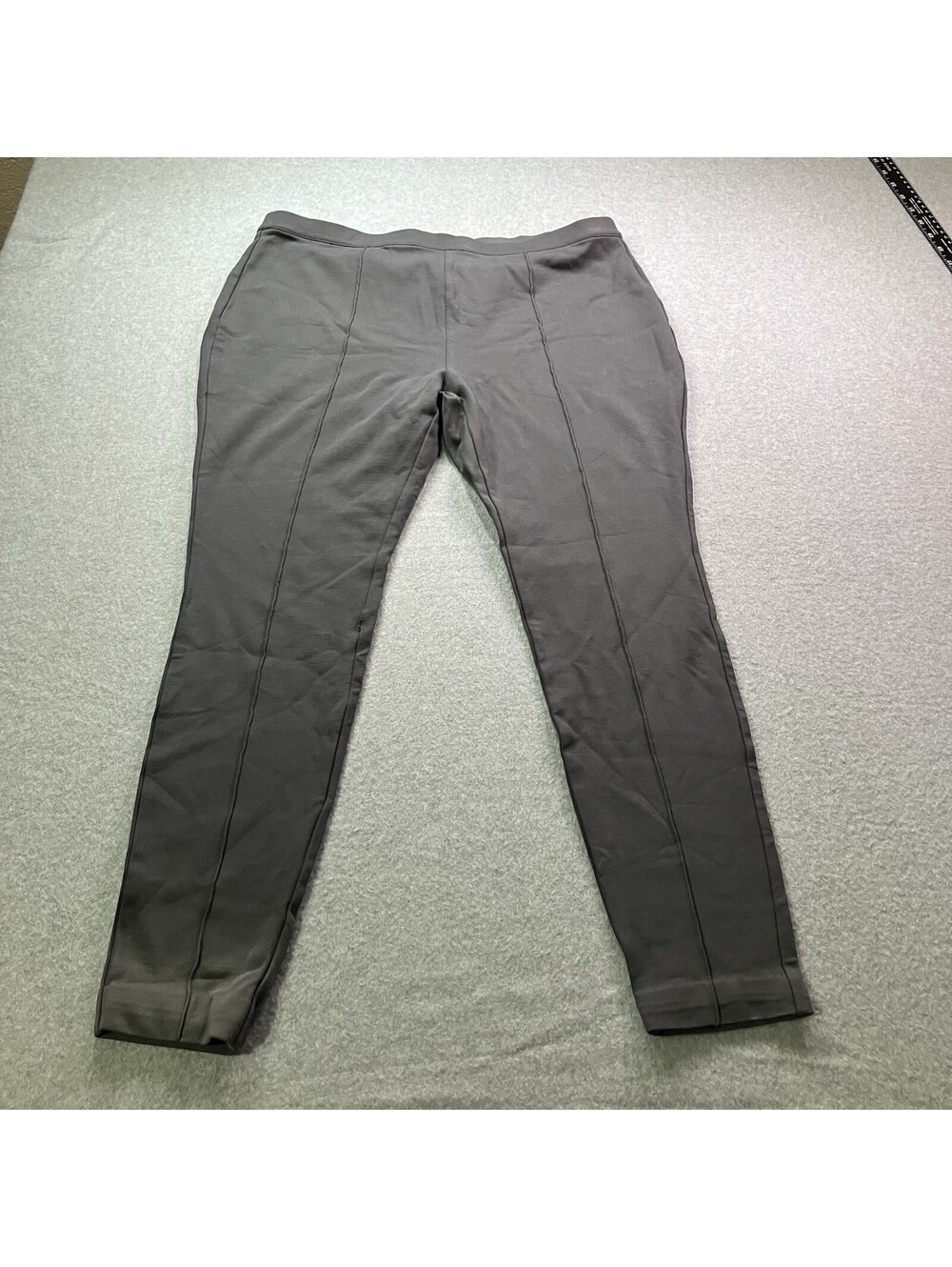 Simply Vera Women's VeraWang Skinny Stretch Pants Size Large Black-No Pockets